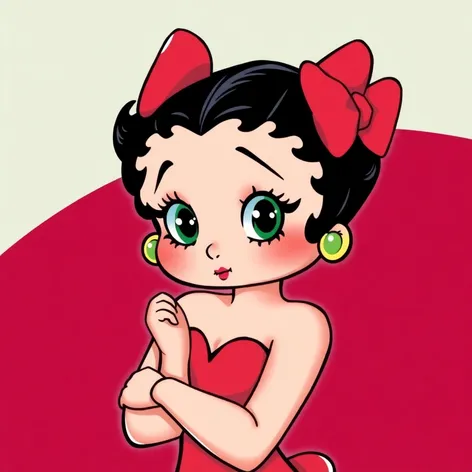 betty boop drawing