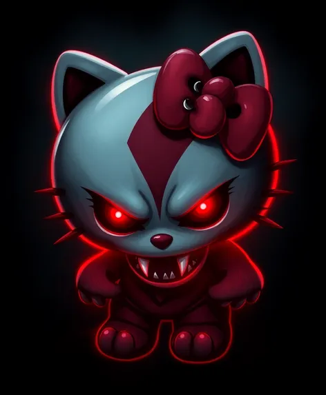 demon hello kitty