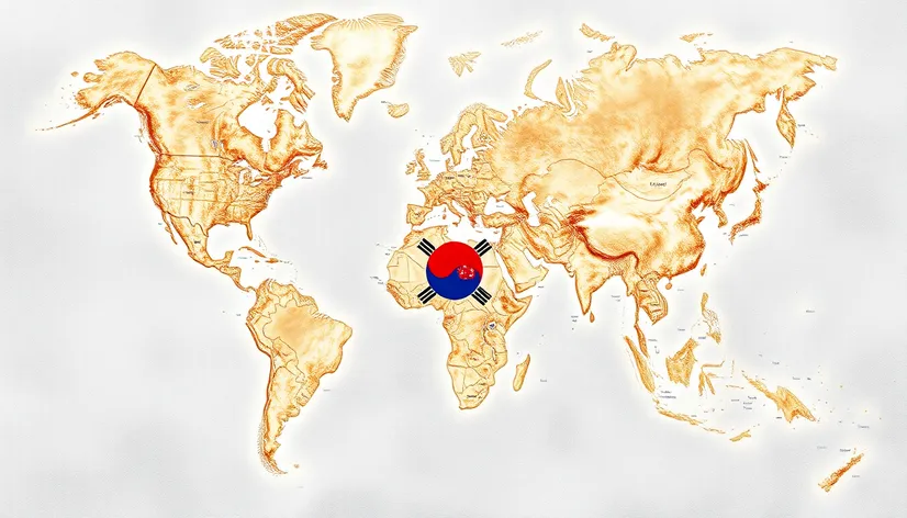 map of korea in