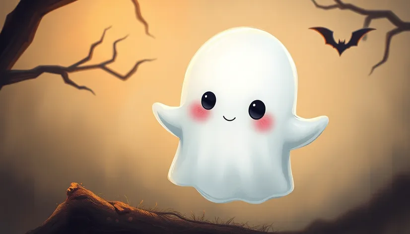 cute ghost drawing