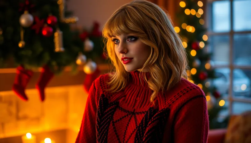 taylor swift christmas sweater