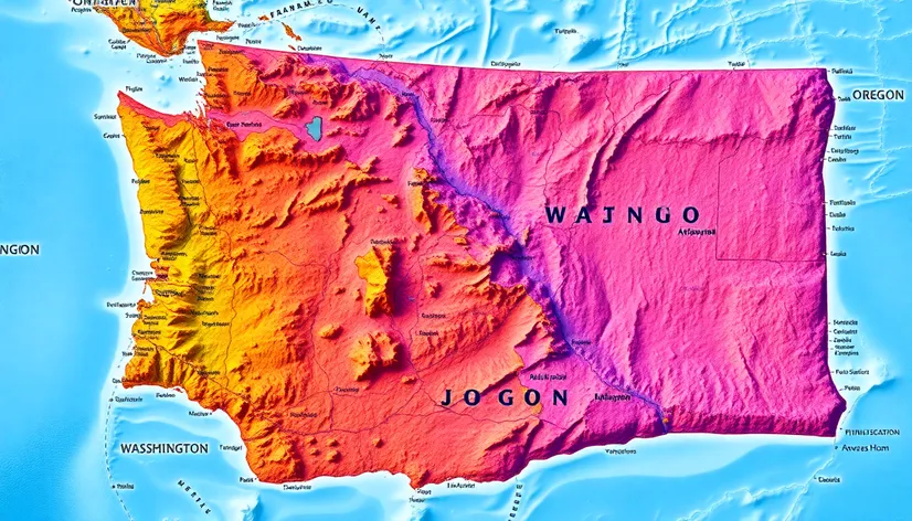 map of washington state