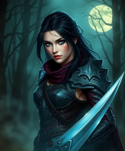 fantasy female rogue