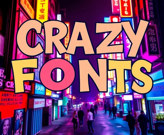 crazy fonts