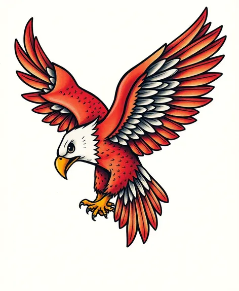 traditional eagle tattoo