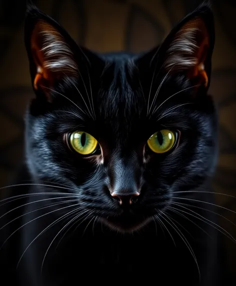 black cat eyes