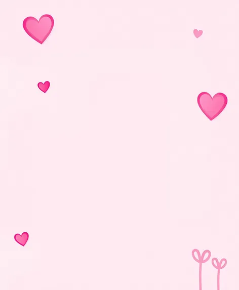 pink heart background