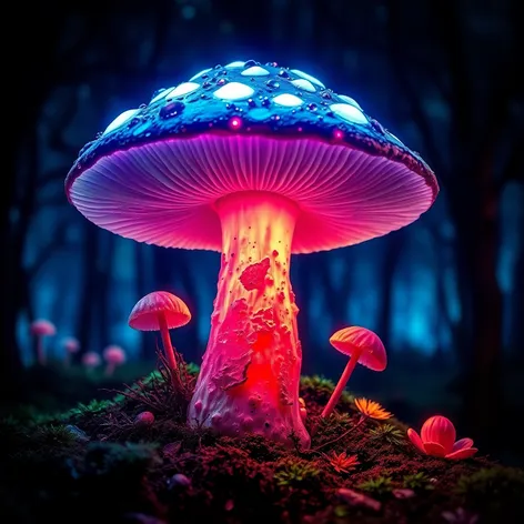 glowing mushroom