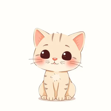 kitten easy drawing