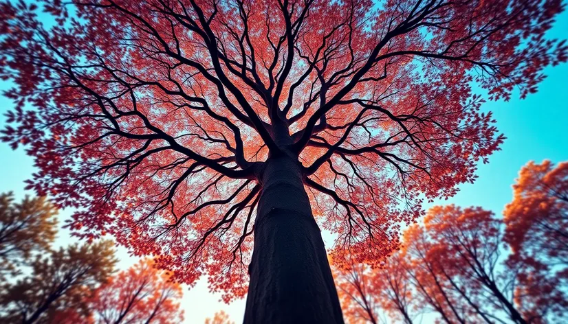 tree looking up perspective