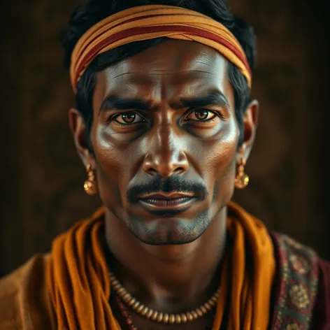 indian facial features male