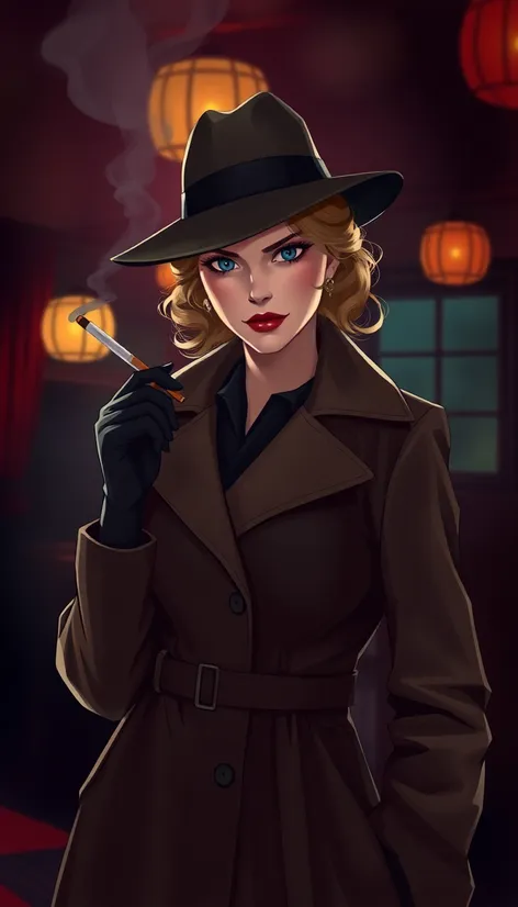 1920 female detective