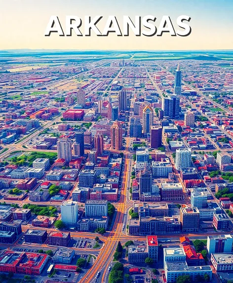 arkansas city map