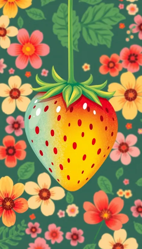 strawberry coloring page