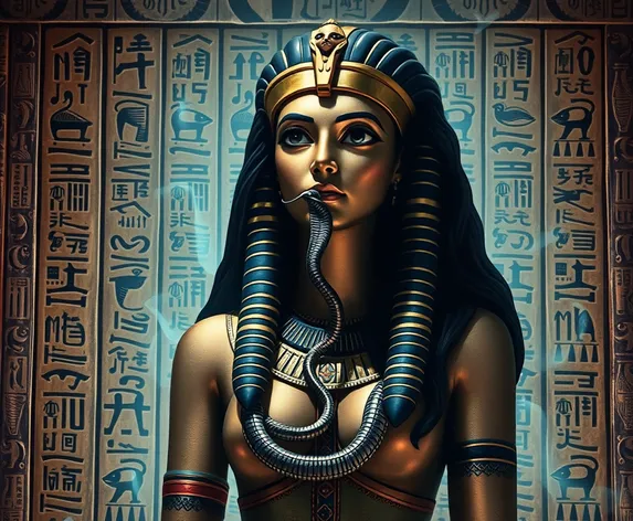 egyptian isis with snake