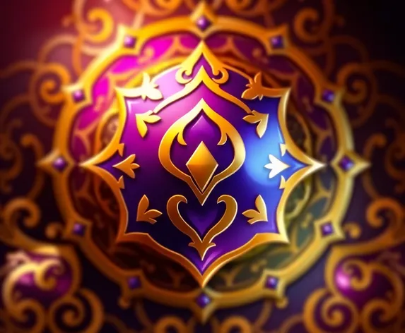 purple and gold logo