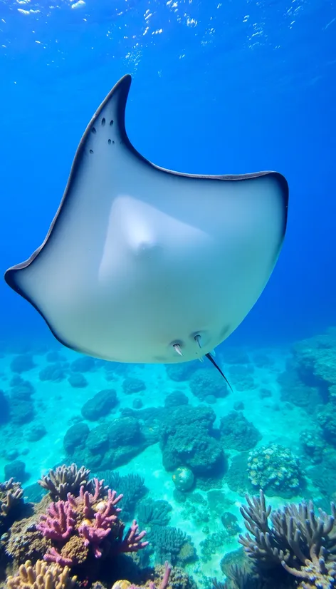 stingray silhouette transparent manta