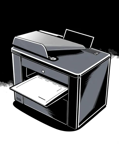 computer printer part clipart