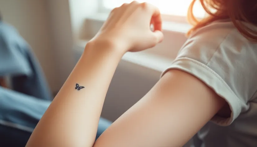 minimal arm tattoos