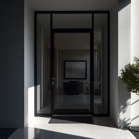 glass front door