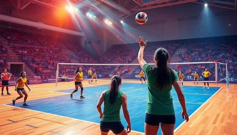 volleyball positions on court