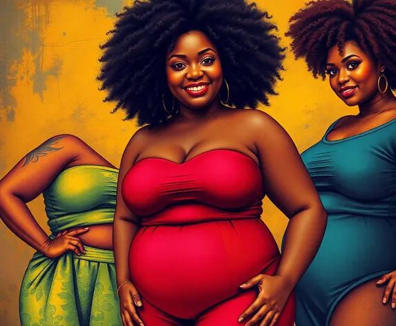 beautiful black fat women