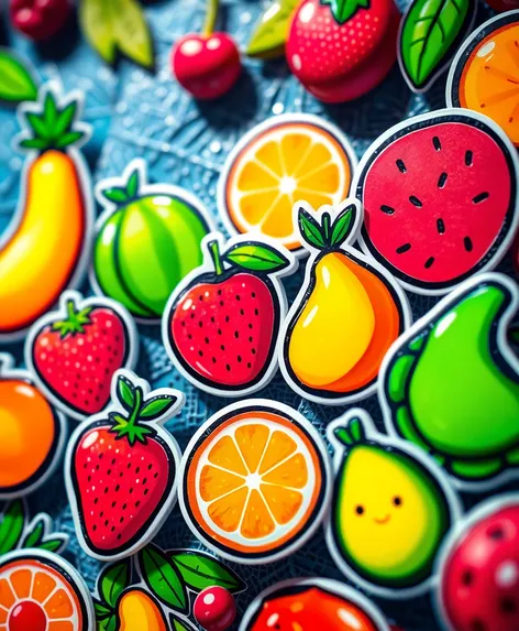 fruit stickers