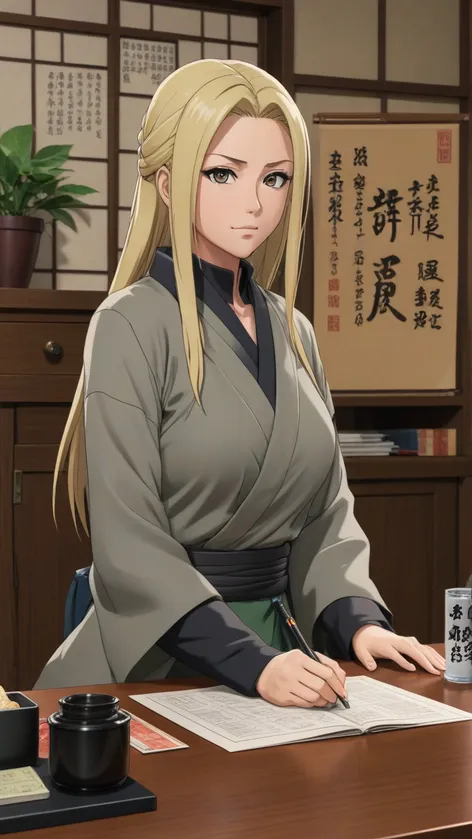 Tsunade from Naruto. Seating