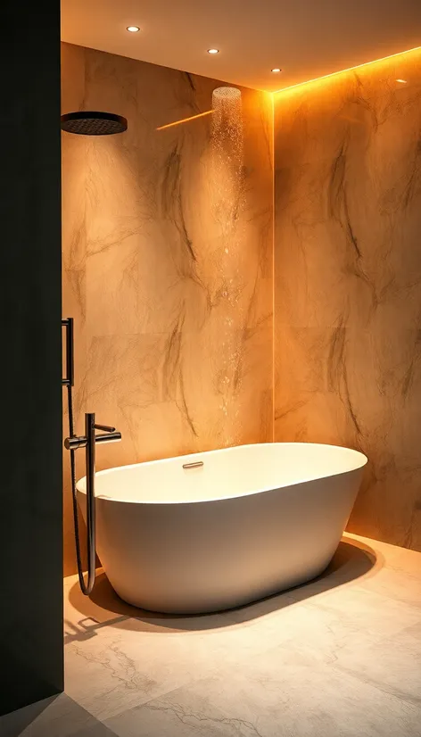 bathtub in shower