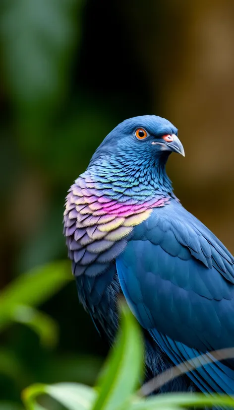 nicobar pigeon caloenas nicobarica