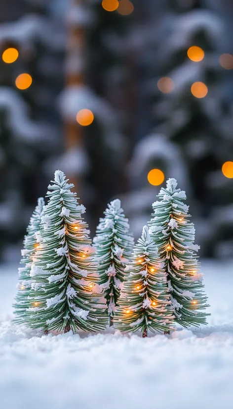 tiny christmas trees