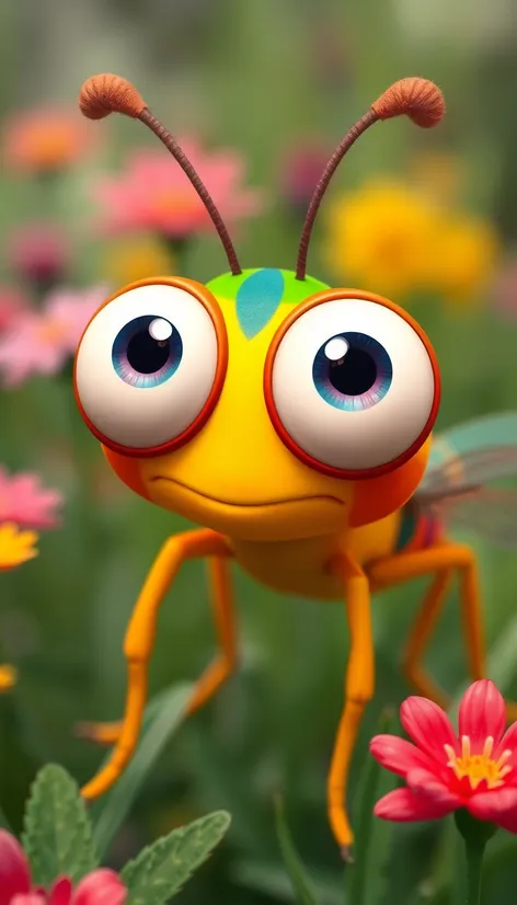 bugs with big eyes