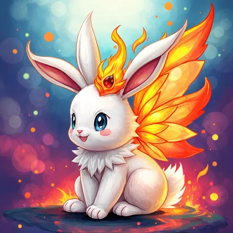 fire fairy pokemon bunny