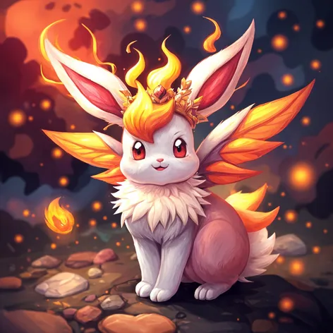 fire fairy pokemon bunny