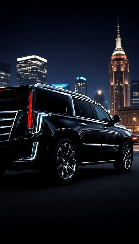 black cadillac escalade