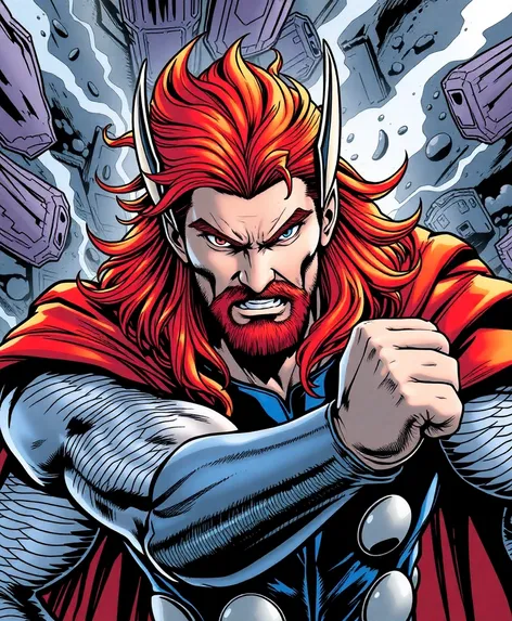 thor red hair