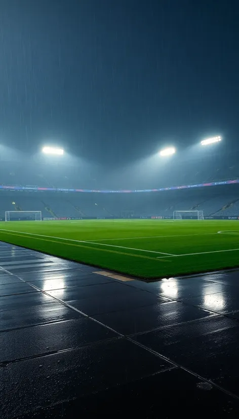 raining stadium