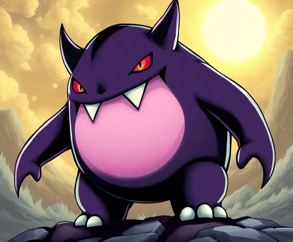 gengar art retro