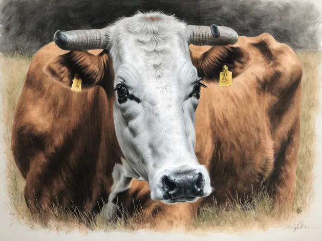 cow drawing