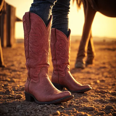 pink cowgirl boots