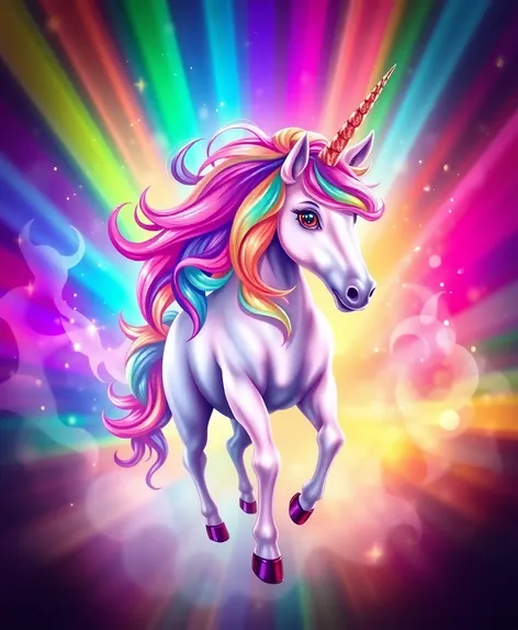 background unicorn rainbow