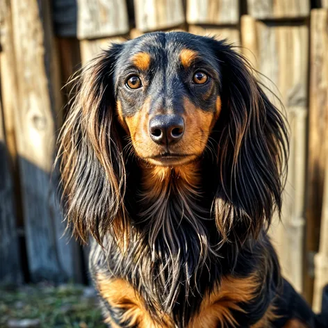 long haired dachshund