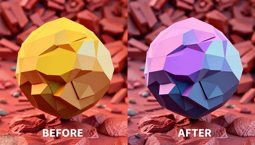 low poly to high