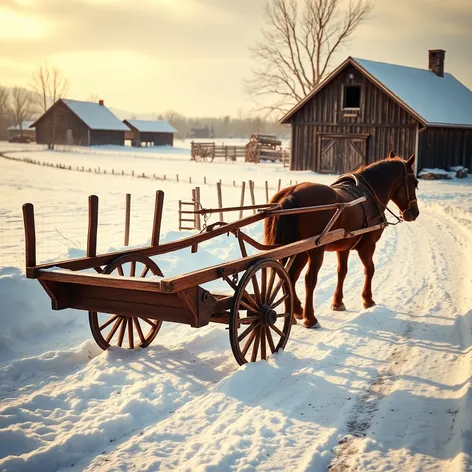 amish snow plow