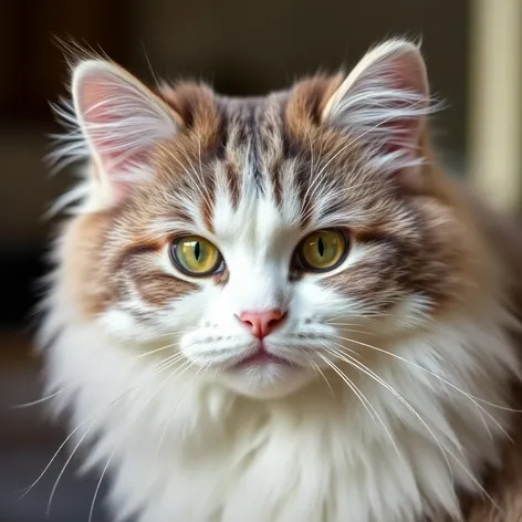 white and grey fluffy