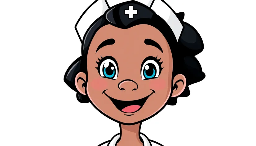 black nurse cartoon