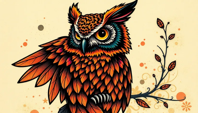 owl tattoo design