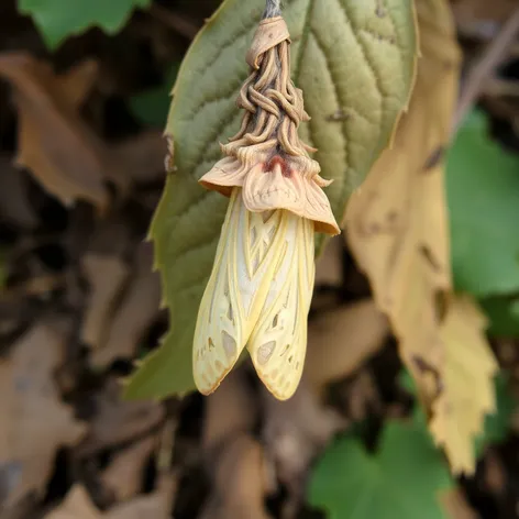 moth cocoon