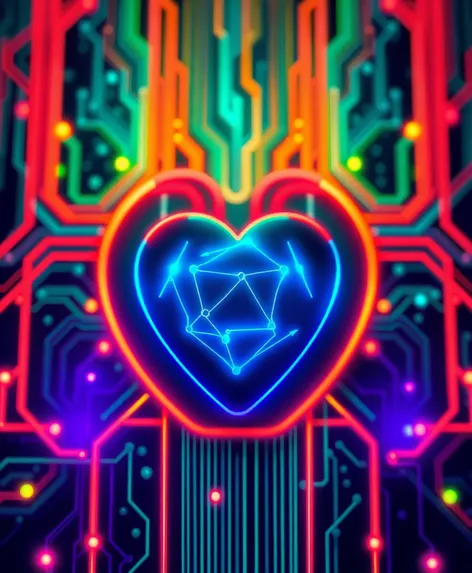 network heart icon