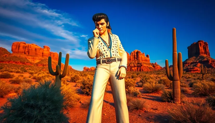 elvis statue